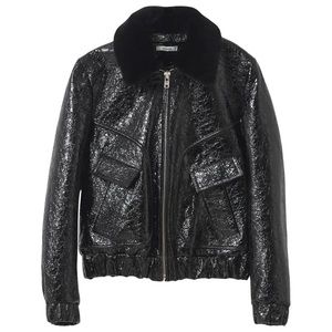 Ganni leather jacket